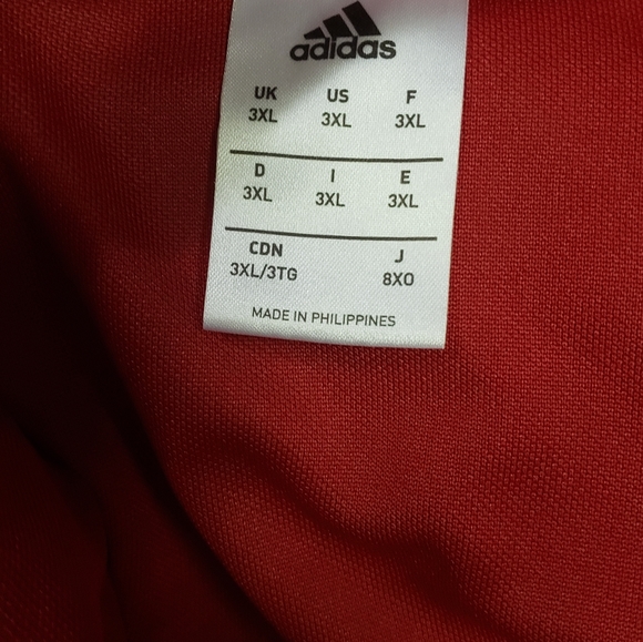 Adidas men's climalite quarter zip t-shirt long sleeve 3xl - Picture 4 of 6